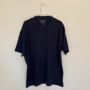 Banana Republic Organic Cotton T-Shirt Navy Blue